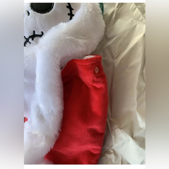 Animated Musical Jack Skellington Nightmare Before Christmas Stocking Head - Picture 3 of 3